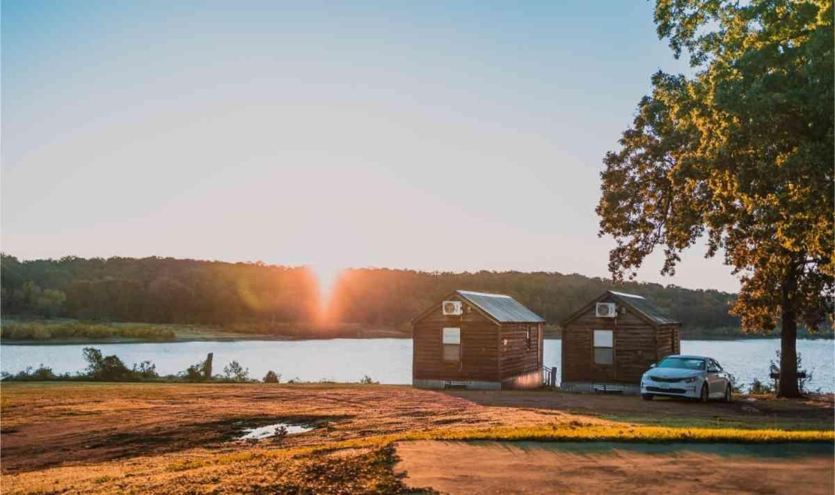 Lakefront Cedar Cabin - 6 Mead Bagian luar foto
